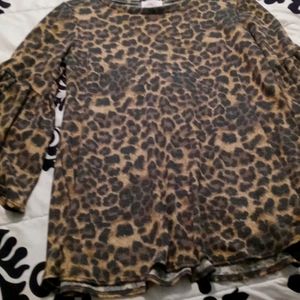 Blouse cheetah print